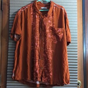 Free People Rust Orange Blouse